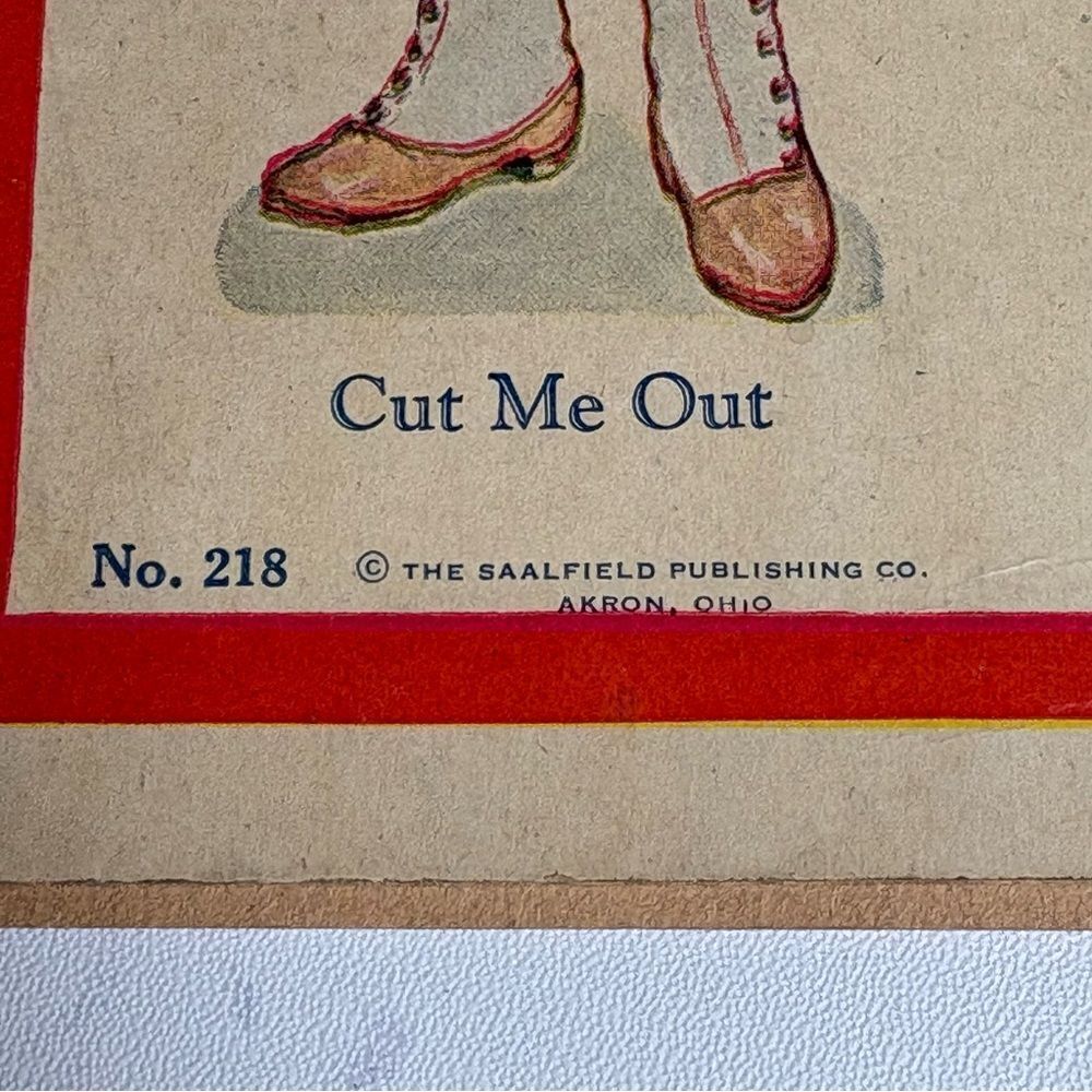 SAALFIELD DOLLIES TO PAINT CUT OUT & DRESS DOLL BOOK UNCUT - Picture 10 of 10